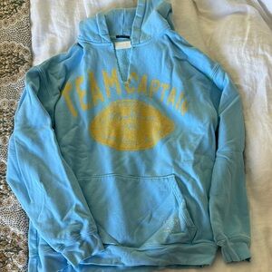 MOTHER Light Blue Team Captain Sweatshirt
